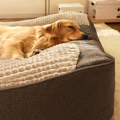 Luxus-Orthopädisches Hundebett mit Wirbelsäulenschutz
