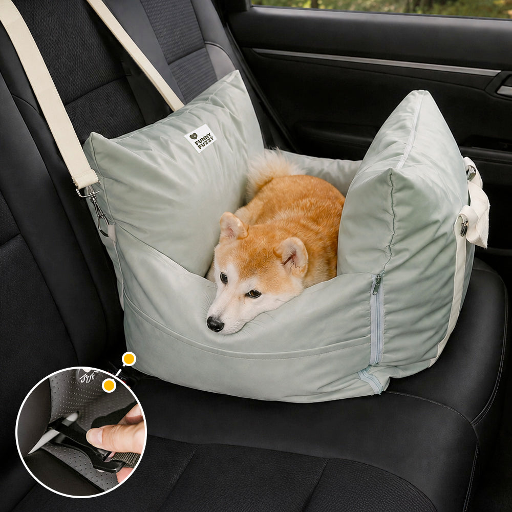 Waterproof ISOFIX Dog Car Seat Bed - First Class