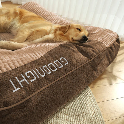 Luxus-Orthopädisches Hundebett mit Wirbelsäulenschutz
